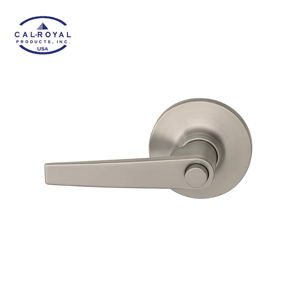 Cal-Royal - PLEN-20 - Privacy Light Duty Push Button Cylindrical Lever Set with Lenox Lever - Grade 3