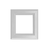 Cal-Royal SVL Vision Low Profile Lite Frame for 3/16" to 1/4" Thick Glass and 1-3/4" Door