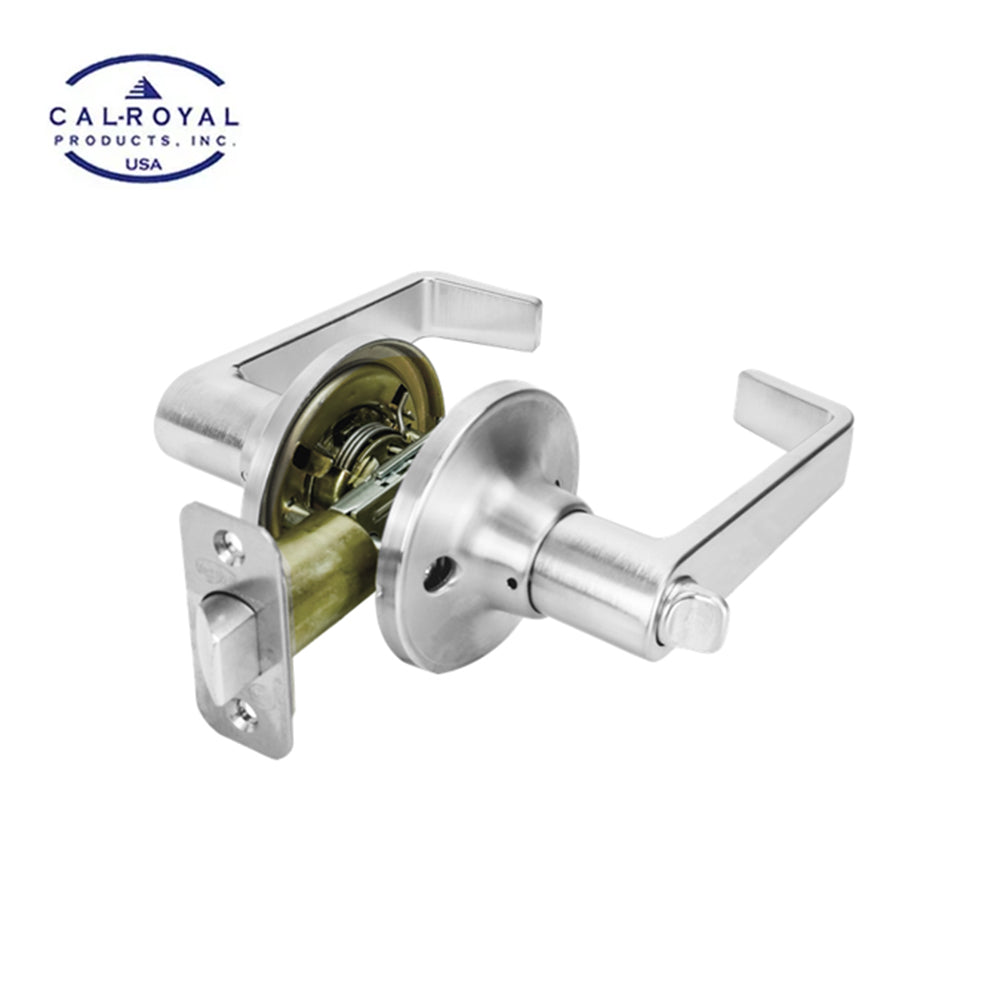 Cal-Royal - TCAB-20 Legacy Series Cylindrical Lever Set with Push/Turn Button in Privacy Function - Grade 3