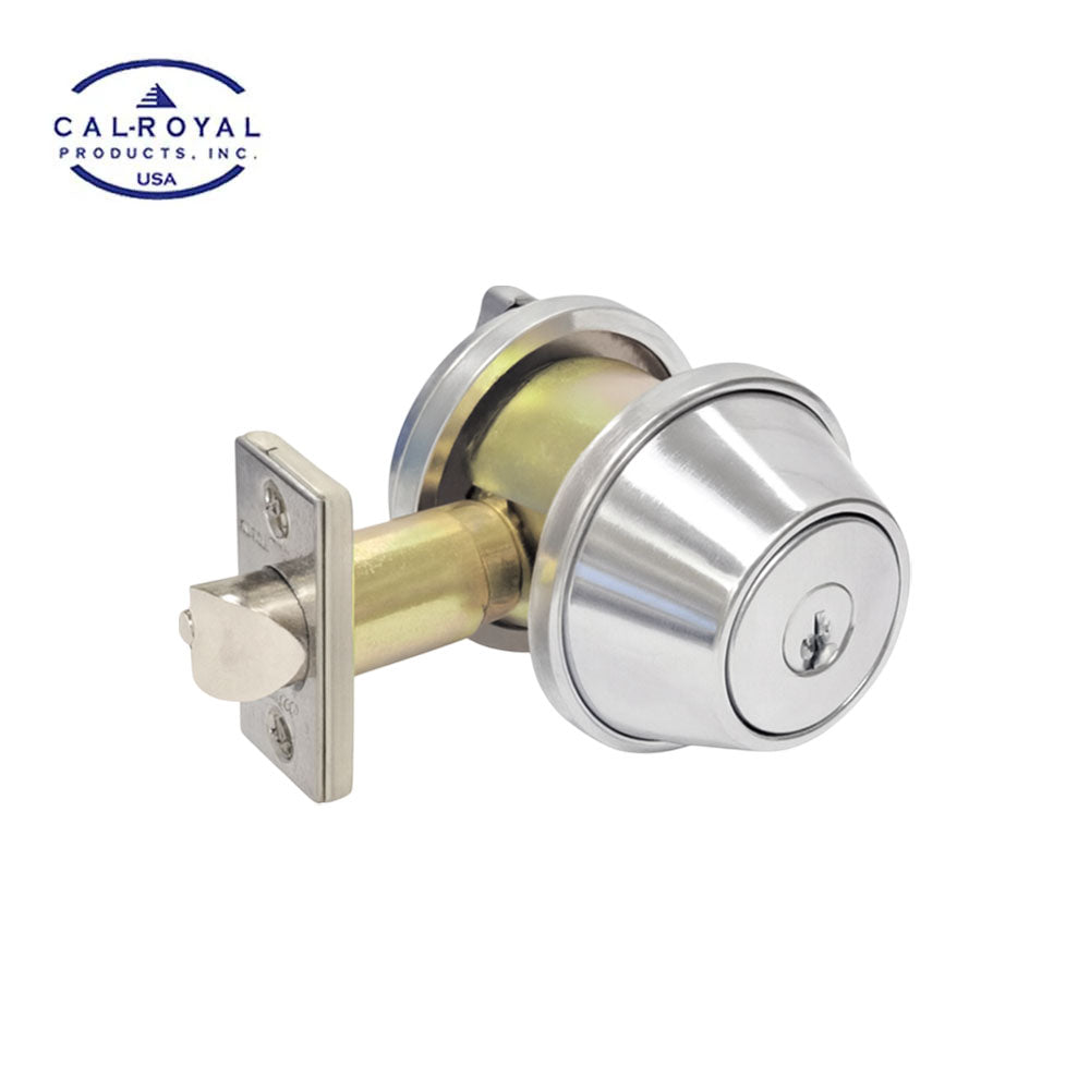 Cal-Royal - ULDL-55 - Guardian Series Standard Duty Cylindrical Dead Latches with Single Cylinder and Turn Piece - Grade 2