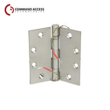 Command Access - ETH-BB99 - Energy Transfer Hinge - 5 Knuckle Heavy Weight - Brass Base Material - US26 (Bright Chrome-625)