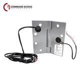 Command Access - ETH-CB75 - Energy Transfer Hinge - 3 Knuckle Heavy Weight - Steel Base Material - US26D (Satin Chrome-626)