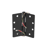 Command Access - ETH BB79 - Energy Transfer Hinge - 5 Knuckle Standard Weight - 1/4" Radius Corner - Steel Base Material - L1 (Black-693)