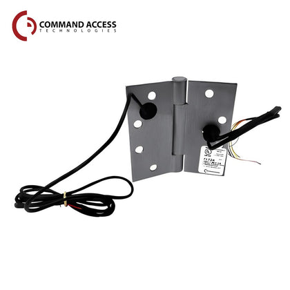 Command Access - ETM-CB85 - Energy Transfer Monitor Hinge - 3 Knuckle Heavy Weight - Brass Base Material - USP (Prime Coated-600)