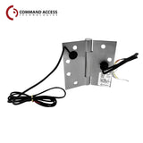 Command Access - ETM-CB80 - Energy Transfer Monitor Hinge - 3 Knuckle Standard Weight - Brass Base Material - US9 (Bright Bronze-611)