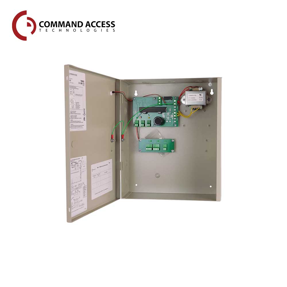 Command Access - PS220B - UL 6E/CSA Linear with 2-I/0 Power Supply with Battery Backup