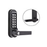 Codelocks CL515 Heavy Duty Mechanical Tubular Latch Lock with Key Override and Code Free Option