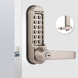 Codelocks CL515 Heavy Duty Mechanical Tubular Latch Lock with Key Override and Code Free Option