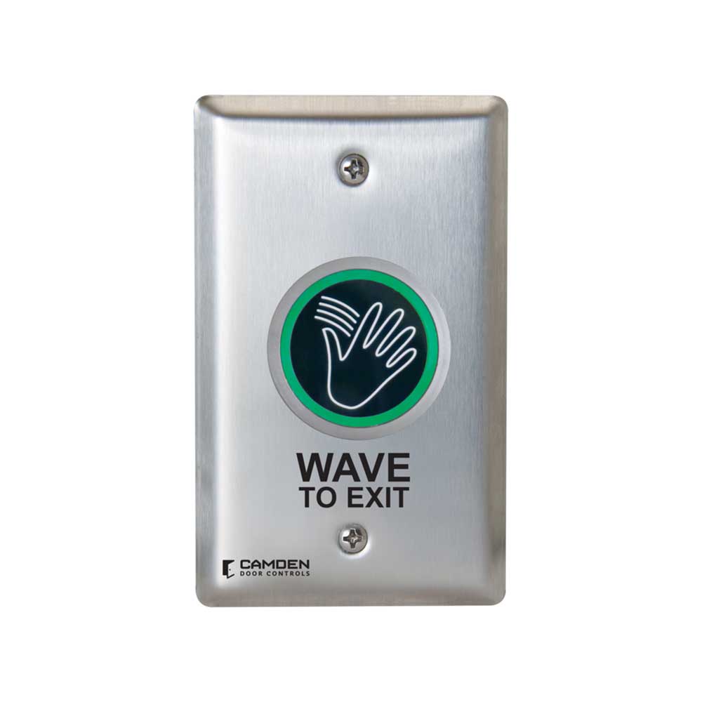 Camden - CM-241 - ValueWave+ Microwave Hands-Free Touchless Switch - Red/Green LED