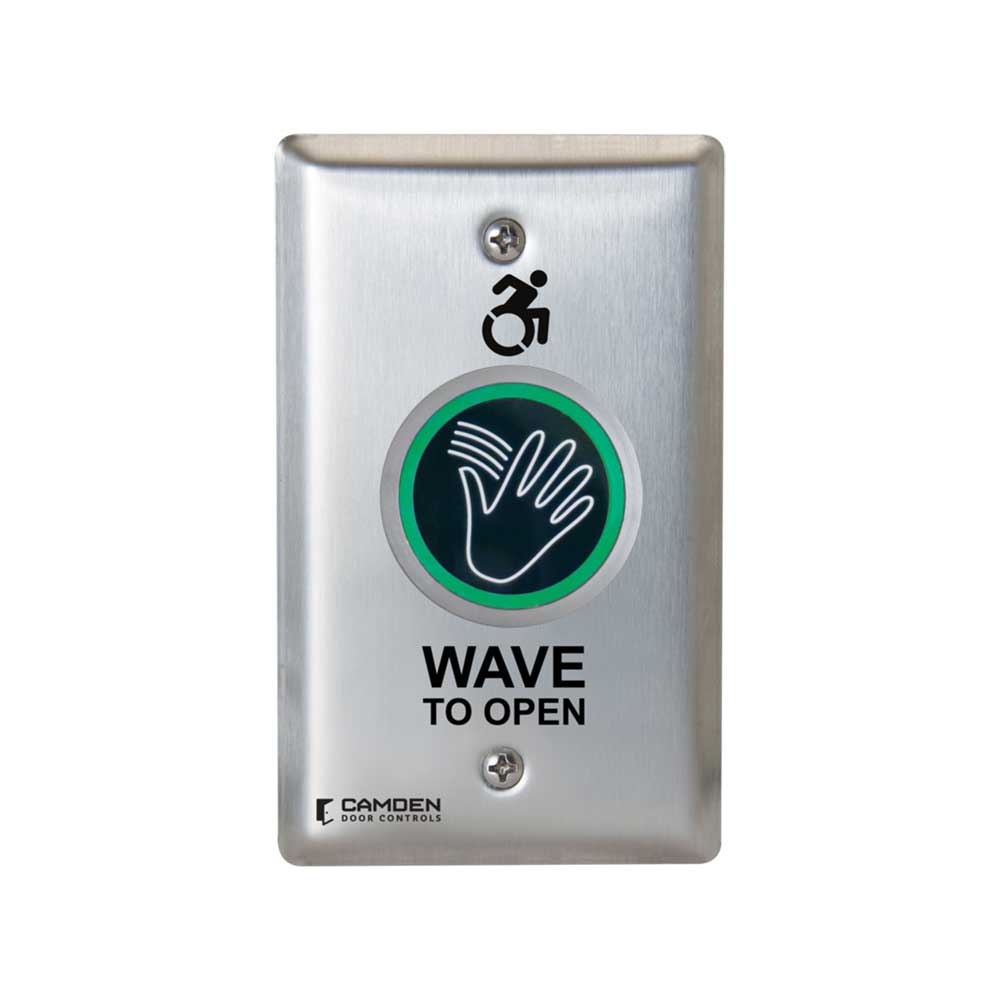 Camden - CM-241 - ValueWave+ Microwave Hands-Free Touchless Switch - Red/Green LED