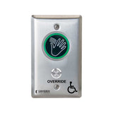 Camden - CM-241M - ValueWave+ Microwave Hands-Free Touchless Switch with Override - Red/Green LED