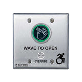 Camden - CM-241M - ValueWave+ Microwave Hands-Free Touchless Switch with Override - Red/Green LED
