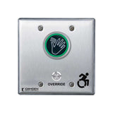 Camden - CM-241M - ValueWave+ Microwave Hands-Free Touchless Switch with Override - Red/Green LED