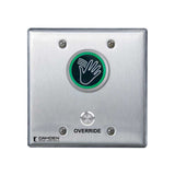 Camden - CM-241M - ValueWave+ Microwave Hands-Free Touchless Switch with Override - Red/Green LED