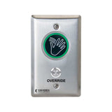Camden - CM-241M - ValueWave+ Microwave Hands-Free Touchless Switch with Override - Red/Green LED