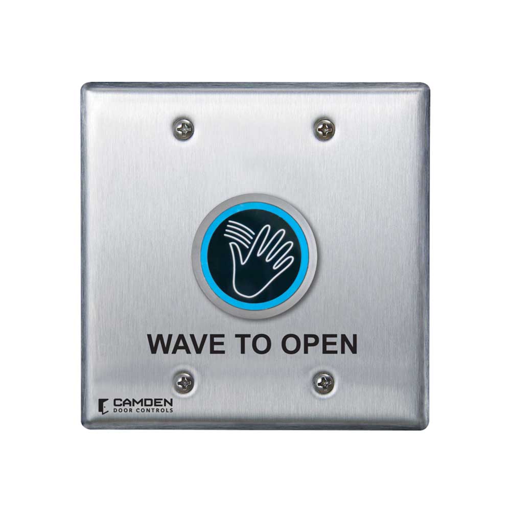 Camden - CM-242 - ValueWave+ Microwave Hands-Free Touchless Switch - Blue/Green LED