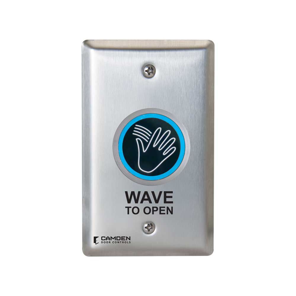 Camden - CM-242 - ValueWave+ Microwave Hands-Free Touchless Switch - Blue/Green LED