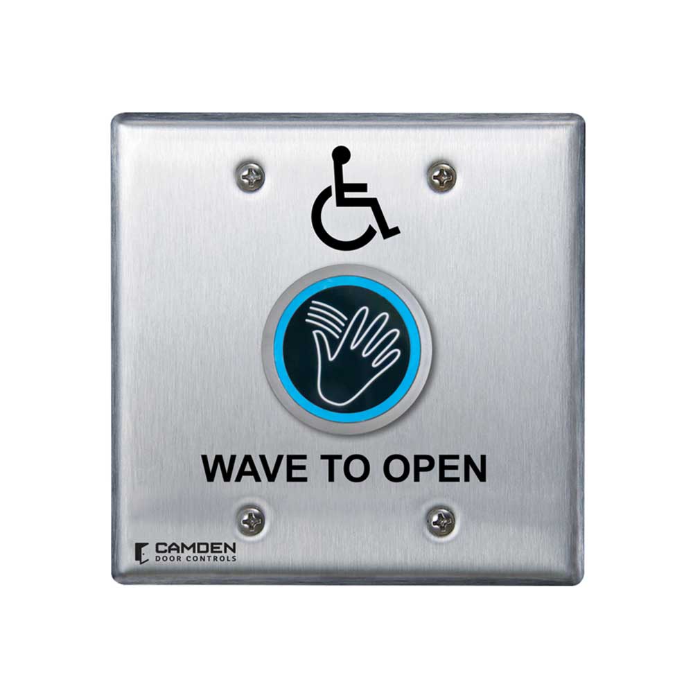 Camden - CM-242 - ValueWave+ Microwave Hands-Free Touchless Switch - Blue/Green LED