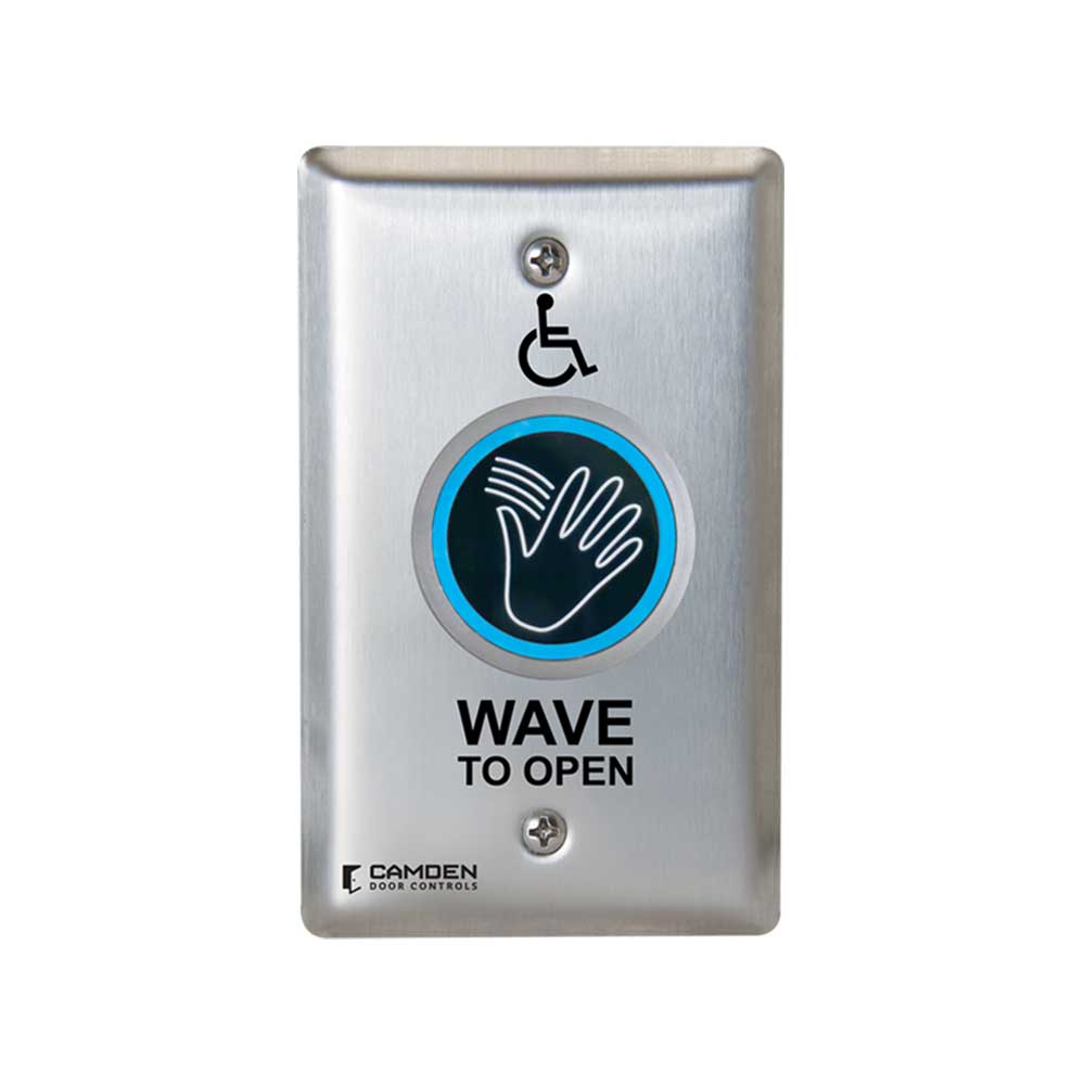 Camden - CM-242 - ValueWave+ Microwave Hands-Free Touchless Switch - Blue/Green LED