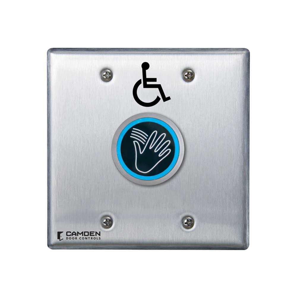 Camden - CM-242 - ValueWave+ Microwave Hands-Free Touchless Switch - Blue/Green LED