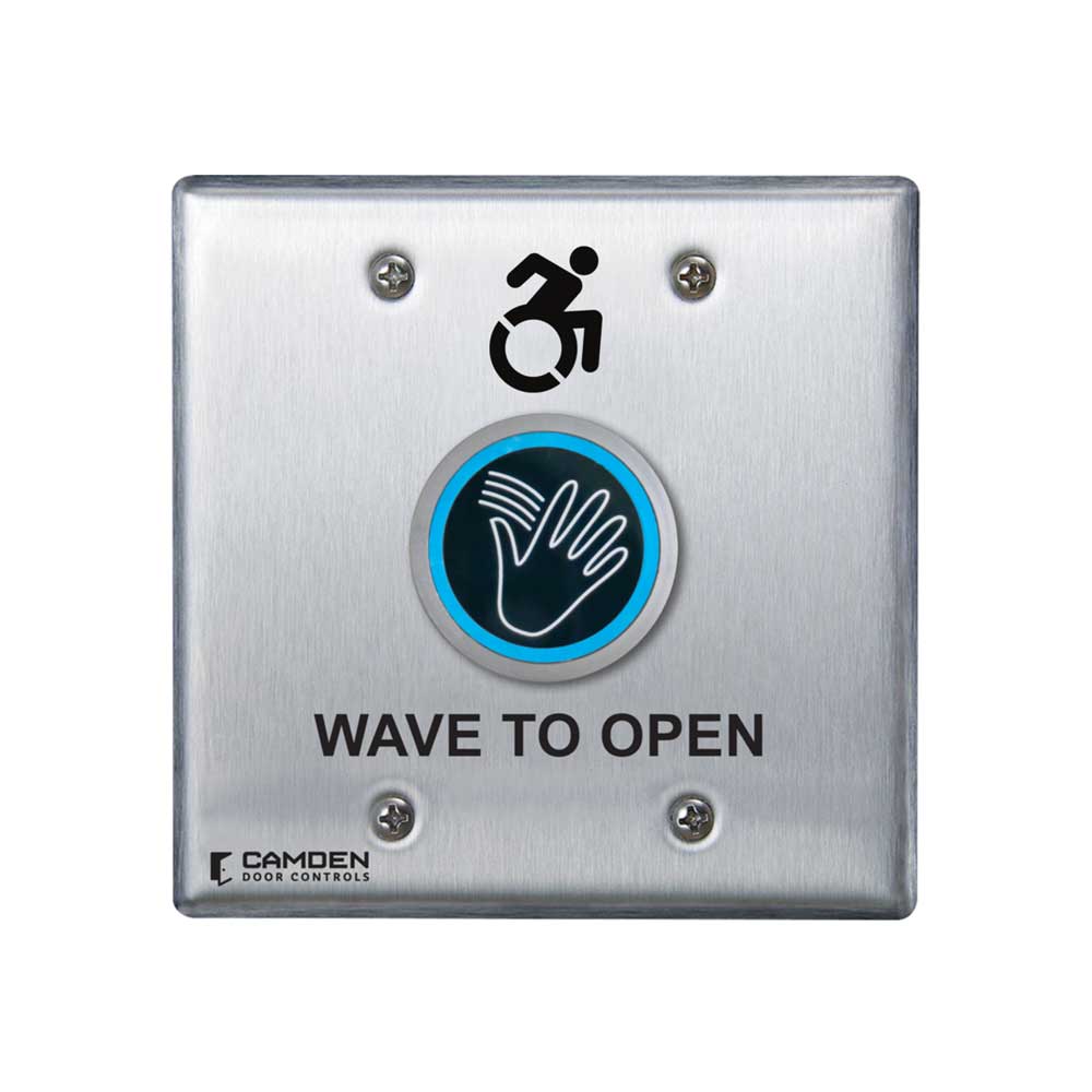 Camden - CM-242 - ValueWave+ Microwave Hands-Free Touchless Switch - Blue/Green LED