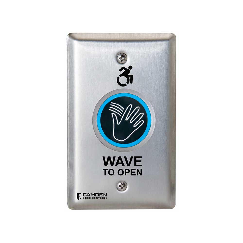 Camden - CM-242 - ValueWave+ Microwave Hands-Free Touchless Switch - Blue/Green LED