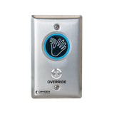 Camden - CM-242M - ValueWave+ Microwave Hands-Free Touchless Switch with Override - Blue/Green LED