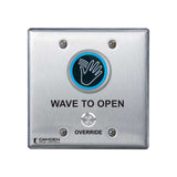 Camden - CM-242M - ValueWave+ Microwave Hands-Free Touchless Switch with Override - Blue/Green LED