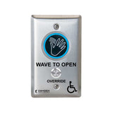 Camden - CM-242M - ValueWave+ Microwave Hands-Free Touchless Switch with Override - Blue/Green LED