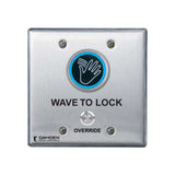Camden - CM-242M - ValueWave+ Microwave Hands-Free Touchless Switch with Override - Blue/Green LED