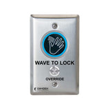 Camden - CM-242M - ValueWave+ Microwave Hands-Free Touchless Switch with Override - Blue/Green LED