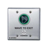 Camden - CM-242M - ValueWave+ Microwave Hands-Free Touchless Switch with Override - Blue/Green LED