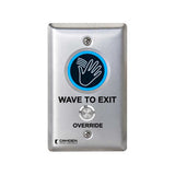 Camden - CM-242M - ValueWave+ Microwave Hands-Free Touchless Switch with Override - Blue/Green LED