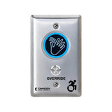 Camden - CM-242M - ValueWave+ Microwave Hands-Free Touchless Switch with Override - Blue/Green LED