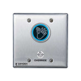 Camden - CM-242M - ValueWave+ Microwave Hands-Free Touchless Switch with Override - Blue/Green LED