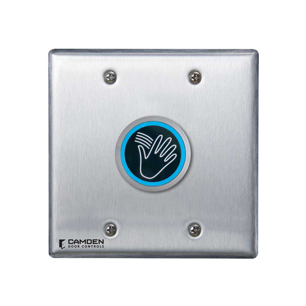 Camden - CM-242 - ValueWave+ Microwave Hands-Free Touchless Switch - Blue/Green LED