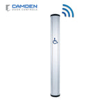 Camden CM-7436K Top Load Push Plate Switch with Built-in Kinetic No-Battery Wireless Transmitter - Size 36" x 4.5"