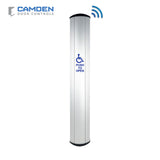 Camden CM-8536K Side Load Push Plate Switch with Built-in Kinetic No-Battery Wireless Transmitter - Size 36" x 4.5"
