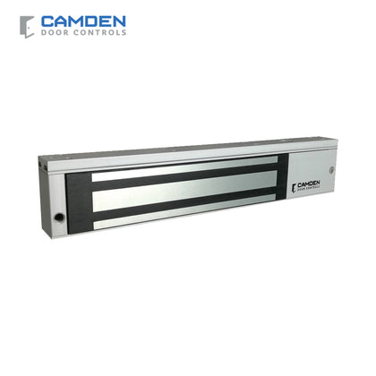 Camden CX-91S-06TDS Single Door Surface Mount Magnetic Lock with 5-25 Second Adjustable Timer - Lock Sensor/Relay and LED - 600 lb - 12/24 VDC