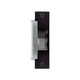 Camden CX-ED1689L-4-BK Low Profile Mortise Electric Strike for 1 Latch Monitor - 4 Black Faceplates - Grade 1