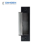 Camden CX-ED1799L-8-BK Low Profile Mortise Electric Strike for 2 Latch Monitor - 8 Black Faceplates - Grade 1