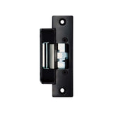 Camden CX-ED2079-1-BK Low Profile ANSI Universal Electric Strike for Cylindrical Locksets - 1 Black Square Faceplates - Grade 2