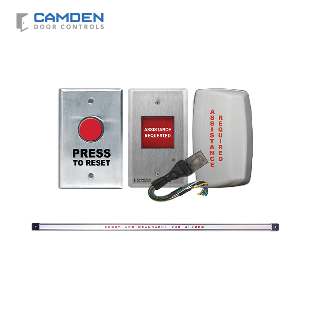 Camden CX-WEC12-TS Emergency Call System Kit with Ribbon Switch and Push Button Reset for Quick Safety Alerts