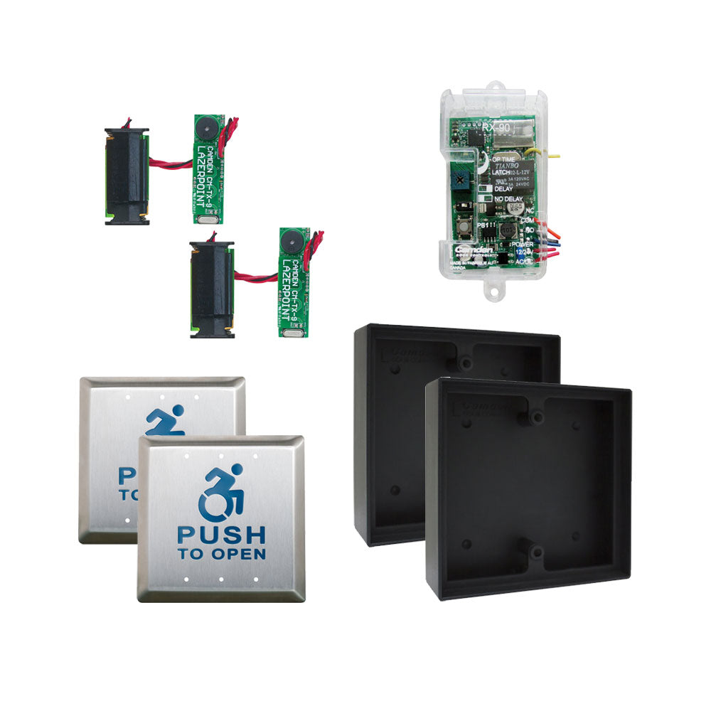 Camden RFL454-LPA Lazerpoint RF 915Mhz Wireless Switch Kit Includes CM-45/4, CM-43LP, CM-TX-9, CM-RX90 Advanced Receiver