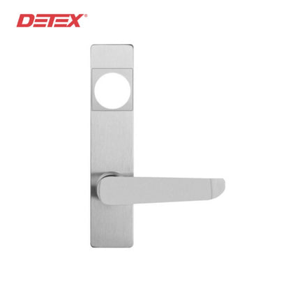 Detex - 08BN-689 - BN Lever Trim with Cylinder Hole - for Value Series Devices - Aluminum Painted