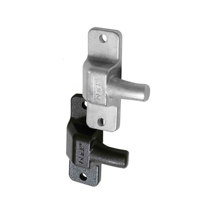 Detex - DX2 - Double Hinge Bolts - Hinge Side Locking Dead Bolt for Supplementary Protection - Gray Finish