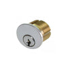Detex - MC65 - Mortise Cylinder - 1-1/8" 6-Pin Schlage C Keyway - 2 Keys - 626 (Brushed Chrome Finish)