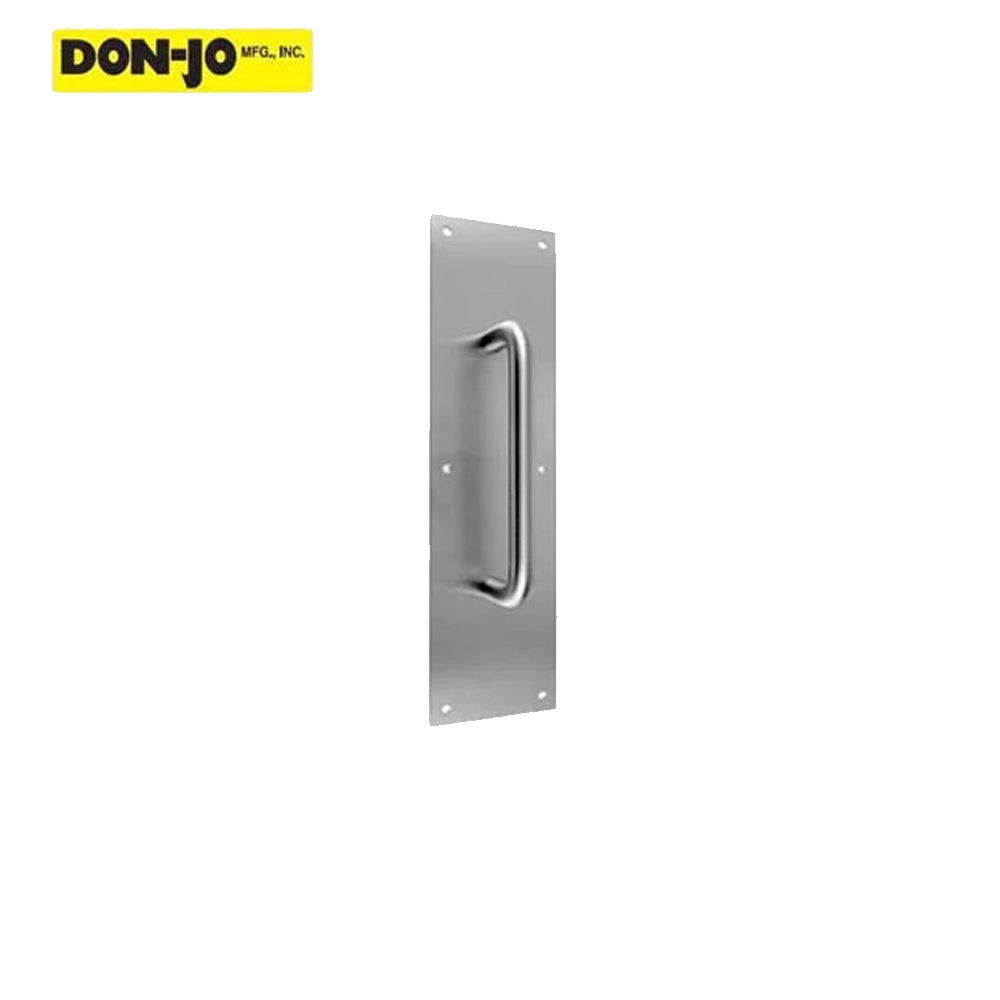 Don-Jo - 7014-628 - Pull Plate 3-1/2 Width and 15 Length with 5-1/2 CTC - 628 (Satin Aluminum Clear Anodized Finish)