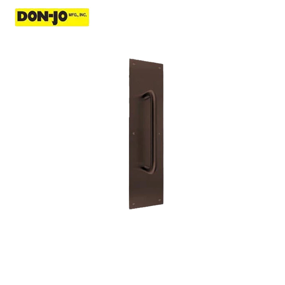 Don-Jo - 7015-613 - Pull Plate 3-1/2 Width and 15 Length with 6 CTC - 613 (Oil Rubbed Bronze Finish)