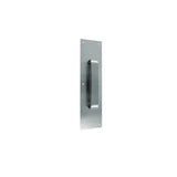 Don-Jo - 7131-628 - Pull Plate 4 Width and 16 Length with 8 CTC - 628 (Satin Aluminum Clear Anodized Finish)